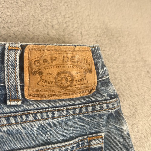 Vintage Gap Mens Jeans 33x33 Easy Fit Blue Denim Light Wash Y2K Skater Grunge - Picture 9 of 10