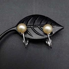 Crown Trifari Faux Pearl Clip On Earrings Vintage Simple Classic Costume Jewelry