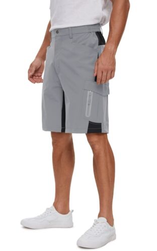 Herren Cargoshorts 7 Taschen aktiv schnell trocknende Halbhose Outdoor Mountainbiken - Bild 3 von 63