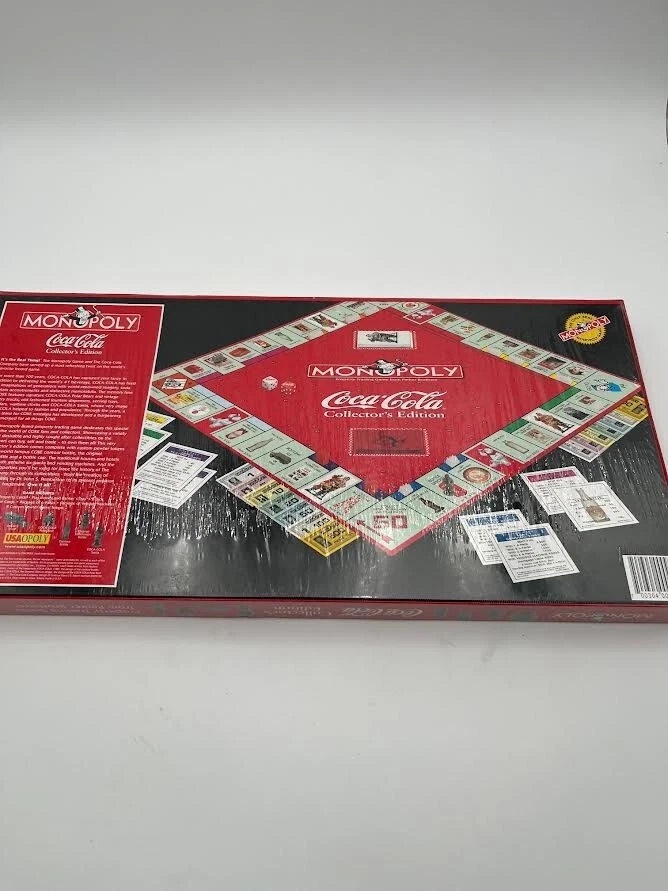 Monopoly Coca-Cola Collector's Edition - Board Game - 1999 Factory Sealed - Image 2 of 3