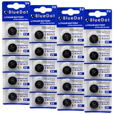 (20) Qty BlueDot Trading CR1632 Batteries Battery NEW FRESH Lot! US Seller!