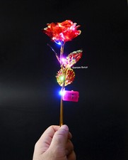 Valentine's RED ROSE ARTIFICIAL FLOWER BIRTHDAY GIFTS ENCHANTED ROMANTIC