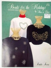 VTG Studio Seven BEADS FOR THE HOLIDAYS Waste Canvas Pattern Leaflet Book 225