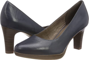 tamaris navy pumps