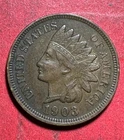 1903 US Indian Head Cent! Choice VF! Old US Coin!