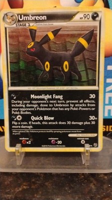 UMBREON Undaunted Series POKEMON Holo 2010 Trading Card 10/90