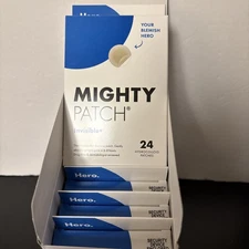 4x Hero Mighty Patch Invisible+ Hydrocolloid Pimple Patches 96 Count) Exp 5/2027