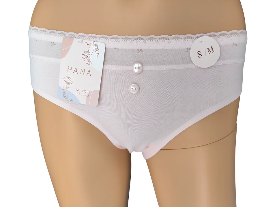 Lot - Culottes - Femme - Coton Biologique - Dentelle - LDESSOUS - Taille 36/38 - Photo 2/3