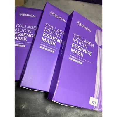 Mediheal Collagen Mucin Essence Mask Set of 3 Boxes 15 Sheets Total Skincare