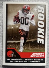 2021 Panini NFL Sticker And Card Collection Rookie RC #144 Anthony Schwartz. rookie card picture