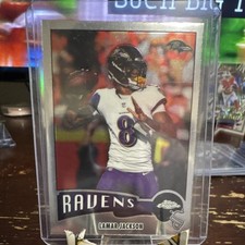 2025 Topps Chrome Football Lamar Jackson Baltimore Ravens #1975-3