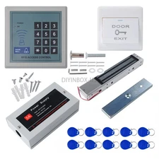 Full Set RFID Door Lock Magnetic Access Control System Electric Maglock Security