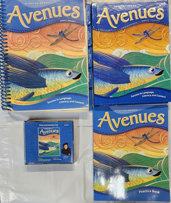 Avenues E Set of 4 Teachers Ed + Textbook + Practice Book + Audio/Hampton Brown