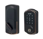Smart Deadbolt Lock, D1 Touchscreen Keypad, Aged Bronze - Keyless Entry for Home
