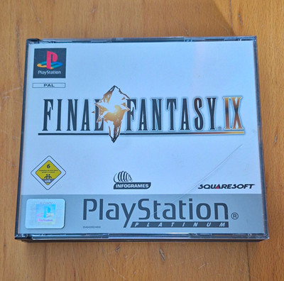 Final Fantasy IX Sony PlayStation 1 PAL Platinum USK 6 2001 Handbuch SLES-02961