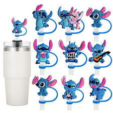 1-8 Stck. Cartoon Stich Strohhalm Abdeckkappe...