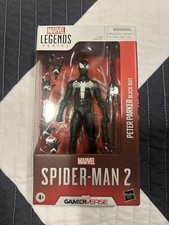 Spider-Man Black Suit Marvel Legends Gamerverse Peter Parker Symbiote Figure New