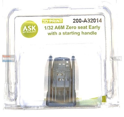 ASKA32014 1:32 ASK/Art Scale A6M Zero Seat Early with Starting Handle