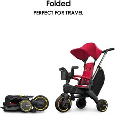 Doona Liki Trike S3 Flame Red Travel Stroller 5-in-1
