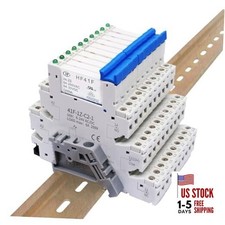 Pcs 24V Relay Din Rail;Silm;Signal Relay for PLC;24VDC and 24VAC 24vdc/vac 10