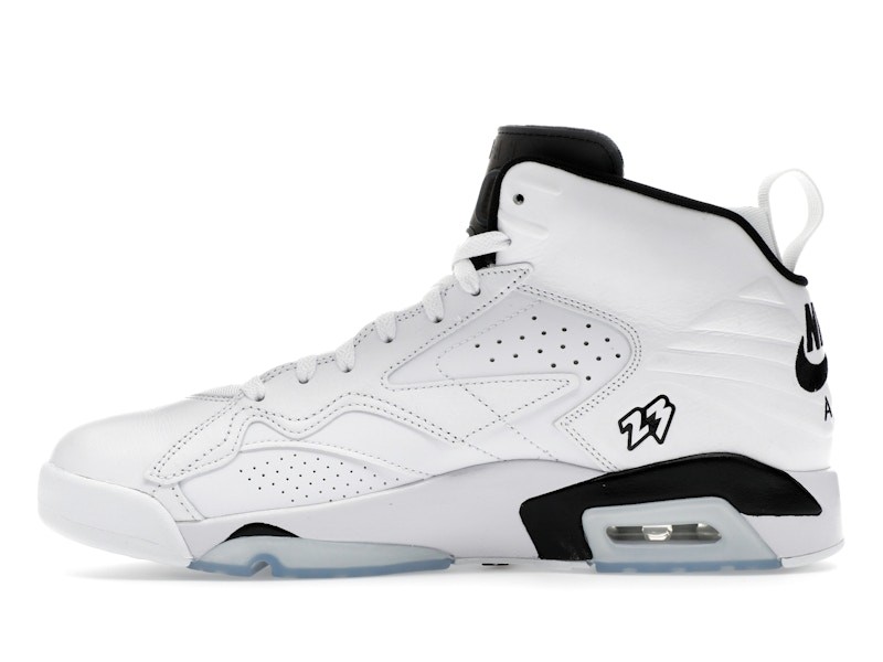 Size 7.5 - Air Jordan MVP White Black for sale online | eBay