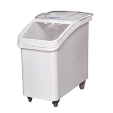 Prepline 27 gal Mobile Ingredient Storage Bin - 680 Cup Capacity with Sliding Li