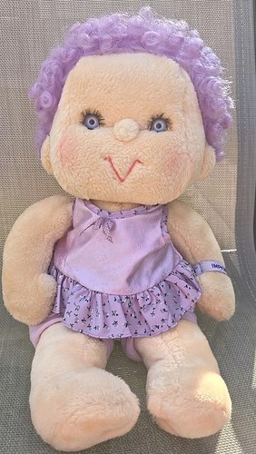 Vtg Hugga Bunch Plush Impkins 1985 Kenner Purple Hair 18" Clothes EUC