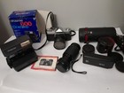 Vintage Camera Lot, Konica, Polaroid, Kodak. Not Tested, Sold As "For Parts" — photo 1