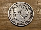 1817, George III, .925 Silver Shilling. Nice Condition.