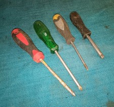 Screw Drivers X4 Joblot Phillips Mechanics Tool Spares Replacements Draper DIY