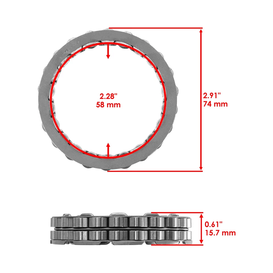 Embrague de arranque cojinete unidireccional Sprag para Honda VT750C Shadow 750 1983 Foto 2 de 4