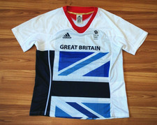 WOMENS SIZE MEDIUM GREAT BRITAIN OLYMPIC GAMES JERSEY 2012 SHIRT ADIDAS W63331