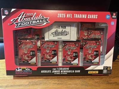 #ad 2025 Absolute NFL Football Panini Sams Club Exclusive Set NIBBonus Pack Debut $39.99