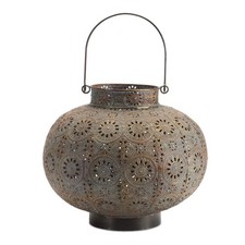 Filigree Metal Candle Lantern