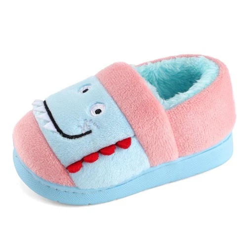 Toddler Winter Slippers Warm Plush Home Shoes – Pink UK 5/5.5