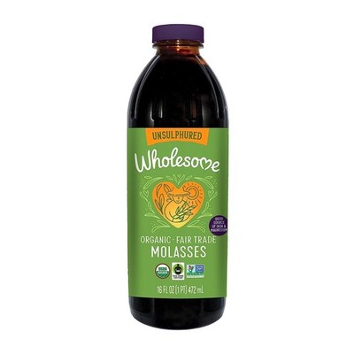 Wholesome Organic Blackstrap Molasses, 16 oz, 1-Pack