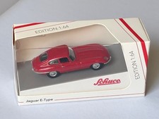 Schuco 1/64 Jaguar E Type red model car metal