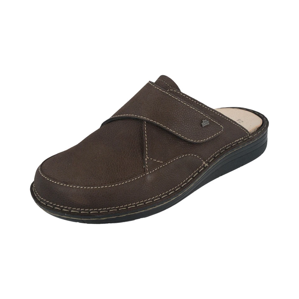 Finn Comfort AGUILAS Chaussons Hommes Clogs Marron Cuir Autre Taille 40-46 - Photo 1/1