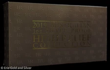 2019 Australian 1 oz Silver Proof High Relief Collection 3-Coin Set in OGP