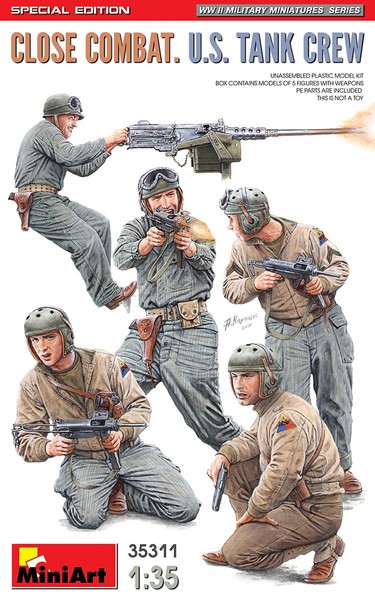 Miniart 35311 - 1:35 Close Combat. U.S. Tank Crew. Special Edition - Neu-image