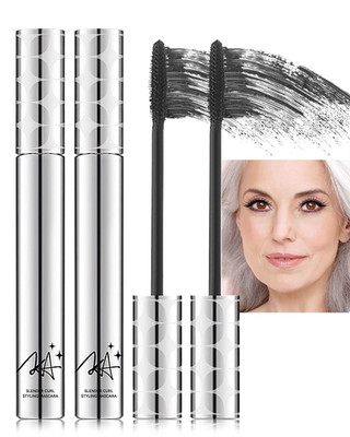 Mascara for Older Women 60 plus -2Pcs Black Mascara Volume and Length