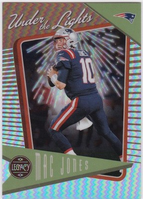 2022 Panini Legacy #UL-40 Mac Jones Under the Lights Broze 92/100 Patriots