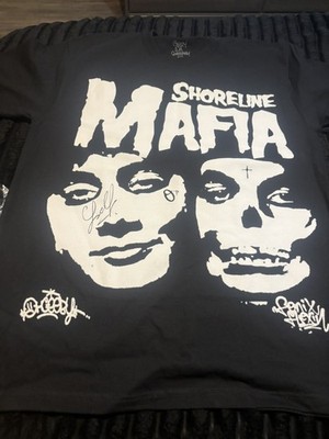 OTXBOYZ OhGeesy- Shoreline Mafia Mens M Black Graphic Rap Tee Signed