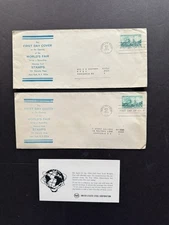 US 1964 FDC +New York World's Fair #1244 +Stamps Mag Cachet +US Steel Co Card