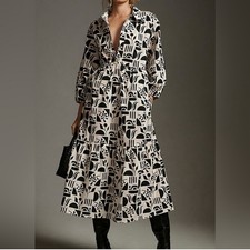 Anthropologie Geometric Shirt Dresses for sale