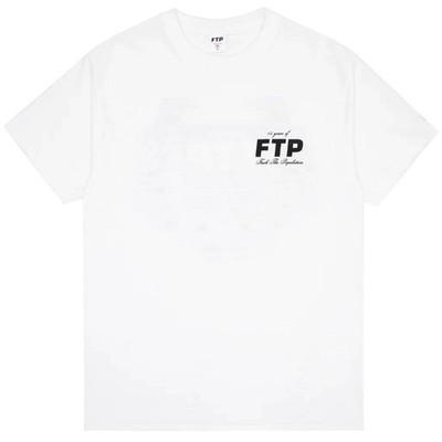 FTP 15 Year Anniversary Graphic Logo Tee T-Shirt Mens White