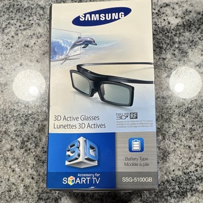 Samsung SSG-5100GB 3D Active Glasses Full HD 3D RF Black Battery Type