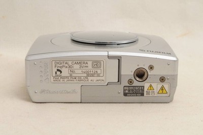 Fujifilm FinePix 30i Silver Compact Digital Camera From Japan Used