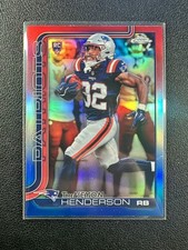 TOPPS CHROME FOOTBALL 2025 - #328 TREVEYON HENDERSON RED/WHITE/ BLUE RC
