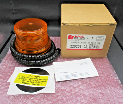 Federal Signal 220208-02 Firebolt Plus Amber Beacon Light